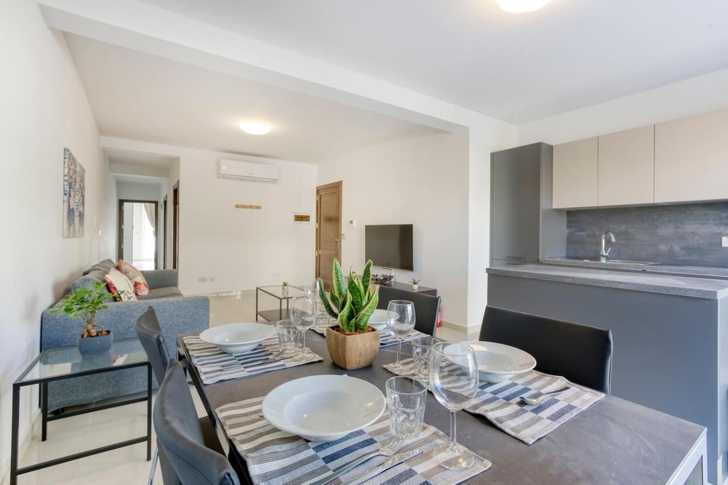 Beautiful Modern Central 2Br Apt Ta Xbiex Exteriér fotografie